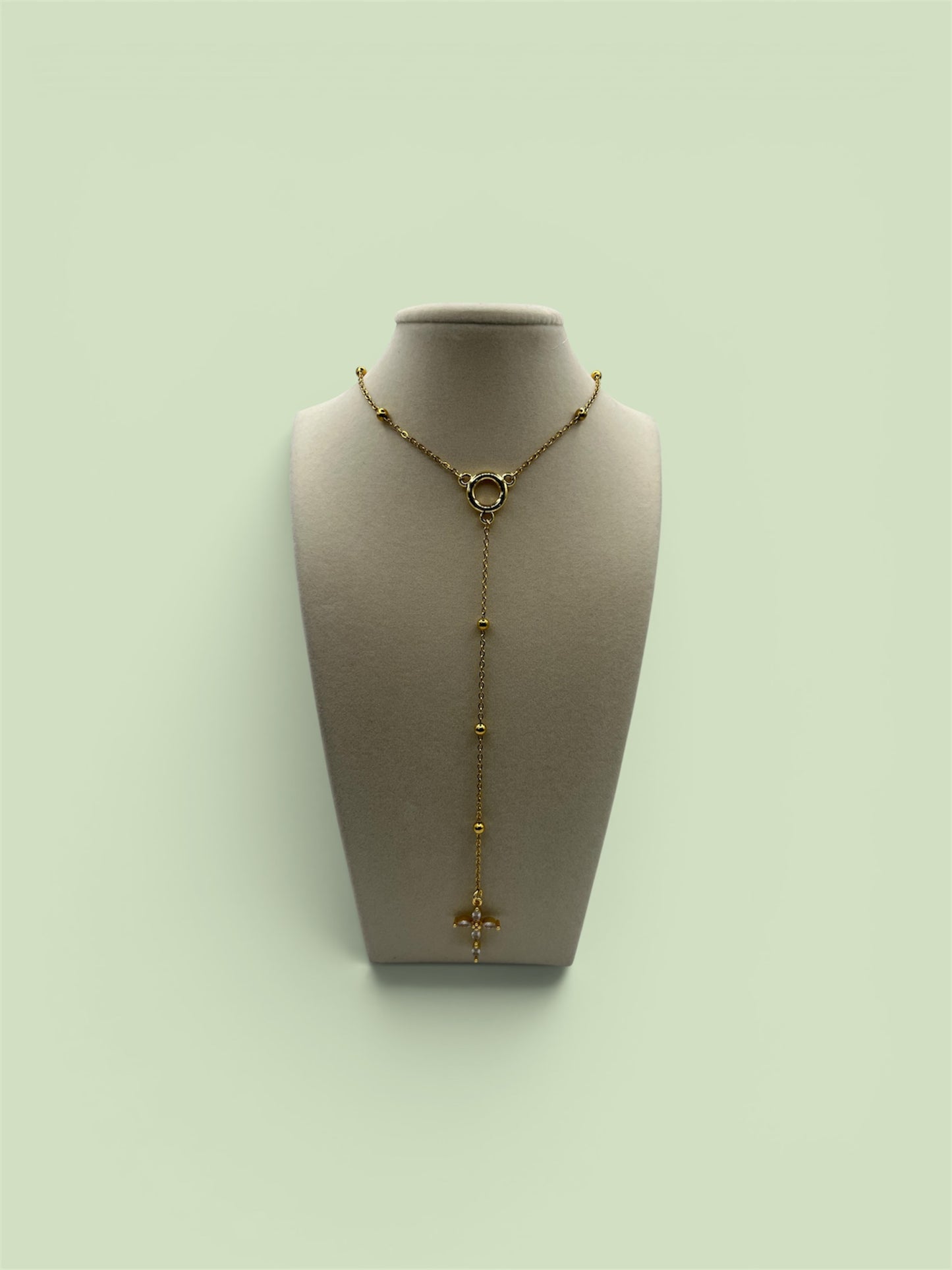 The Halo Lariat Necklace
